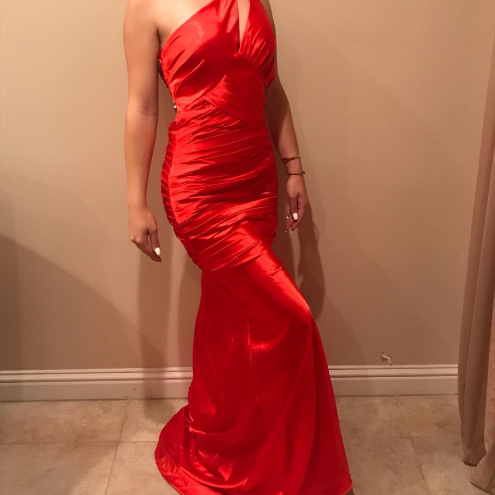 Red Long Classy Dress